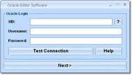 Oracle Editor Software screenshot